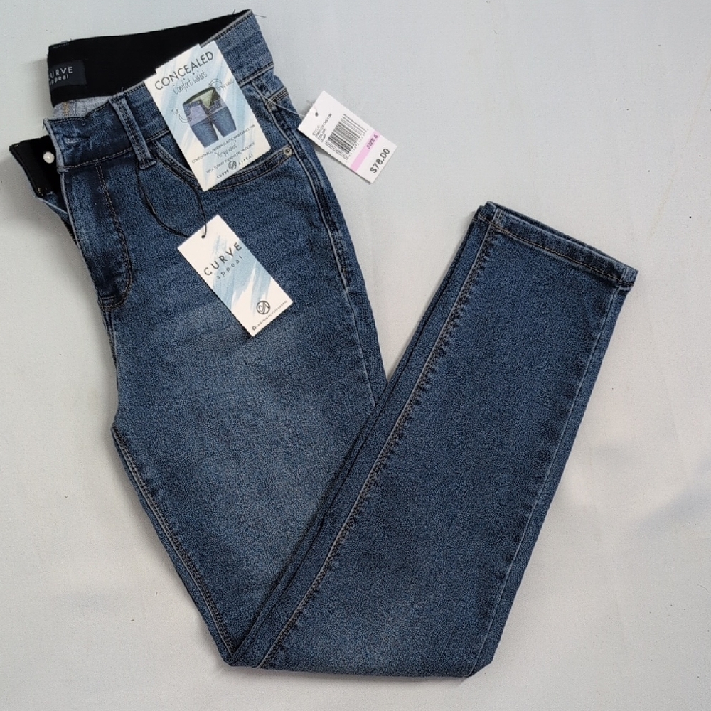 Curve Blue Denim Jeans